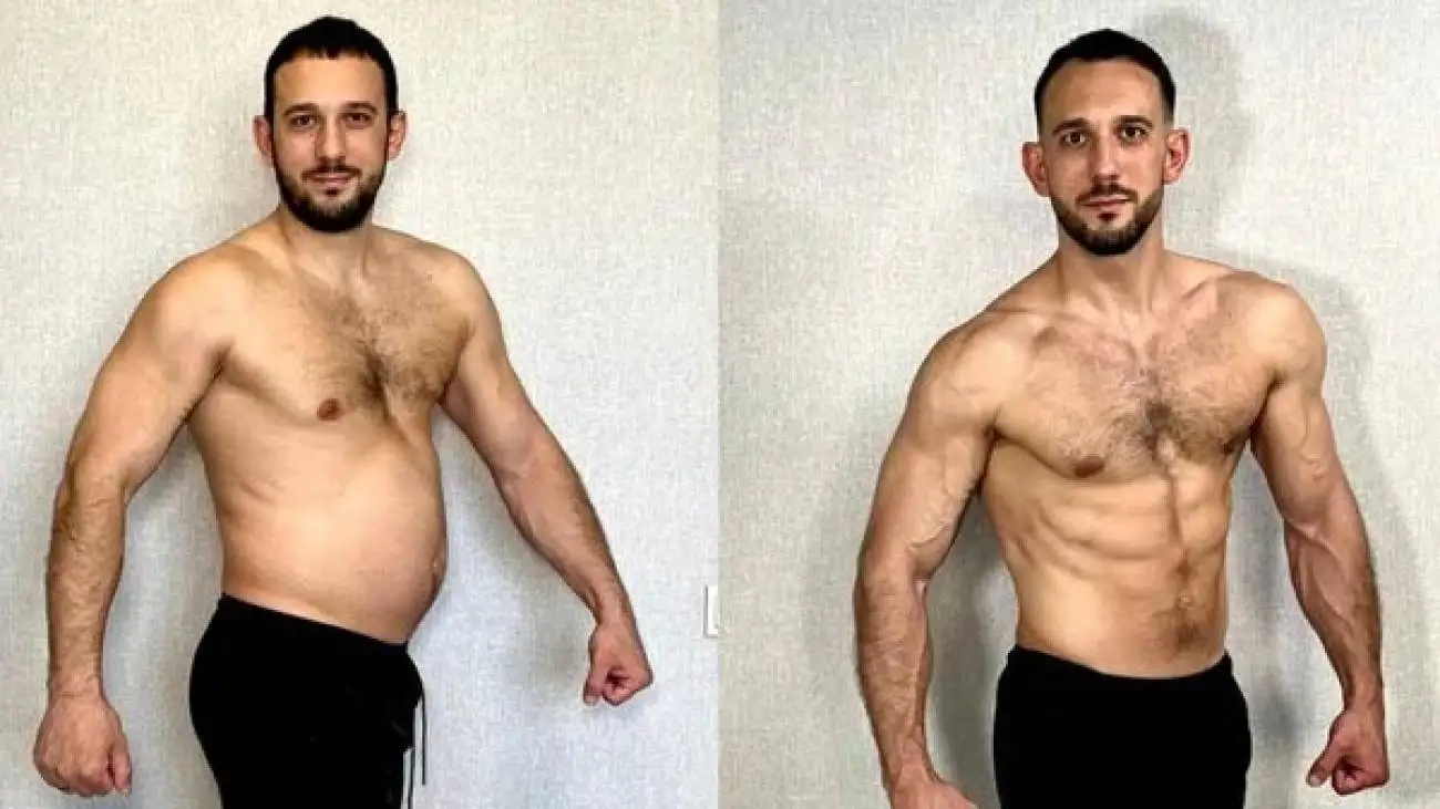 این چالش کاهش وزن جان مربی 30 ساله را گرفت + عکس