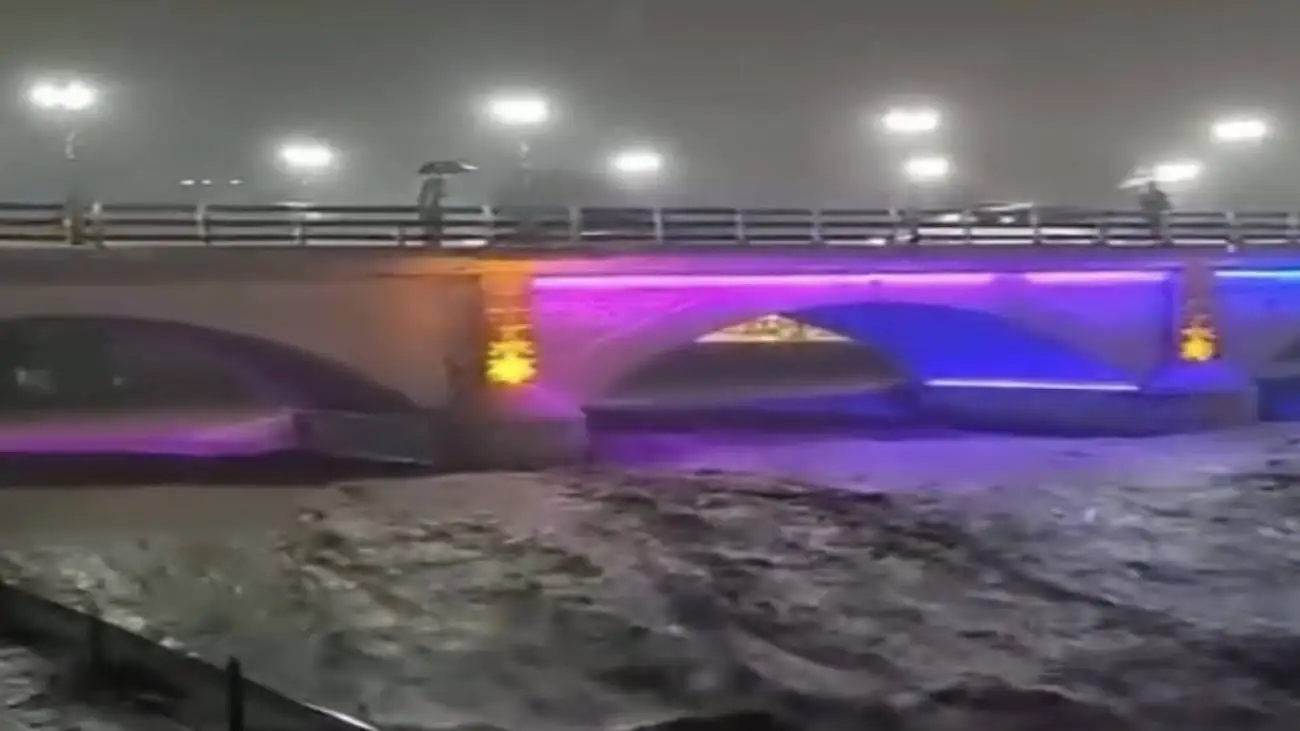 نخستین طغیان در اثر بارش های جدید در ایران  -  همه در انتظار سال پربارش + ویدیو