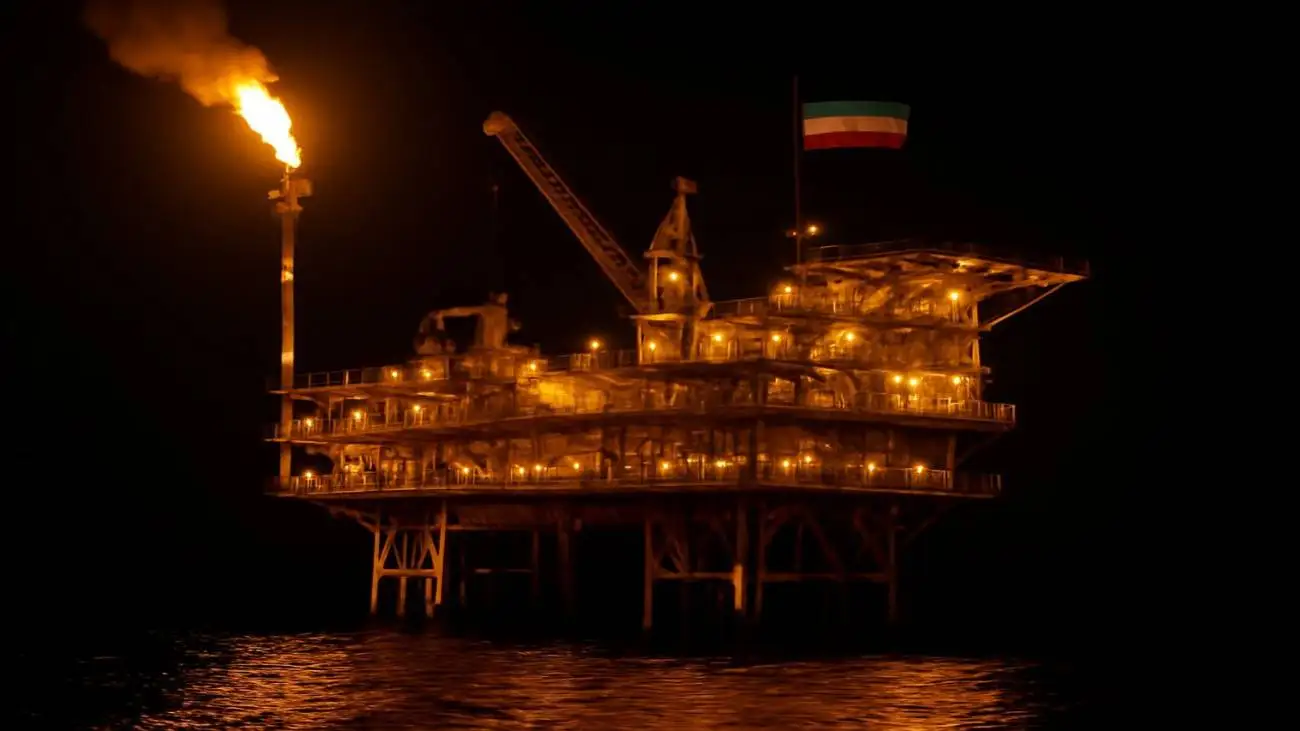 ماجرای شعله های میدان نفتی سلمان چیست؟  -  ویدئو