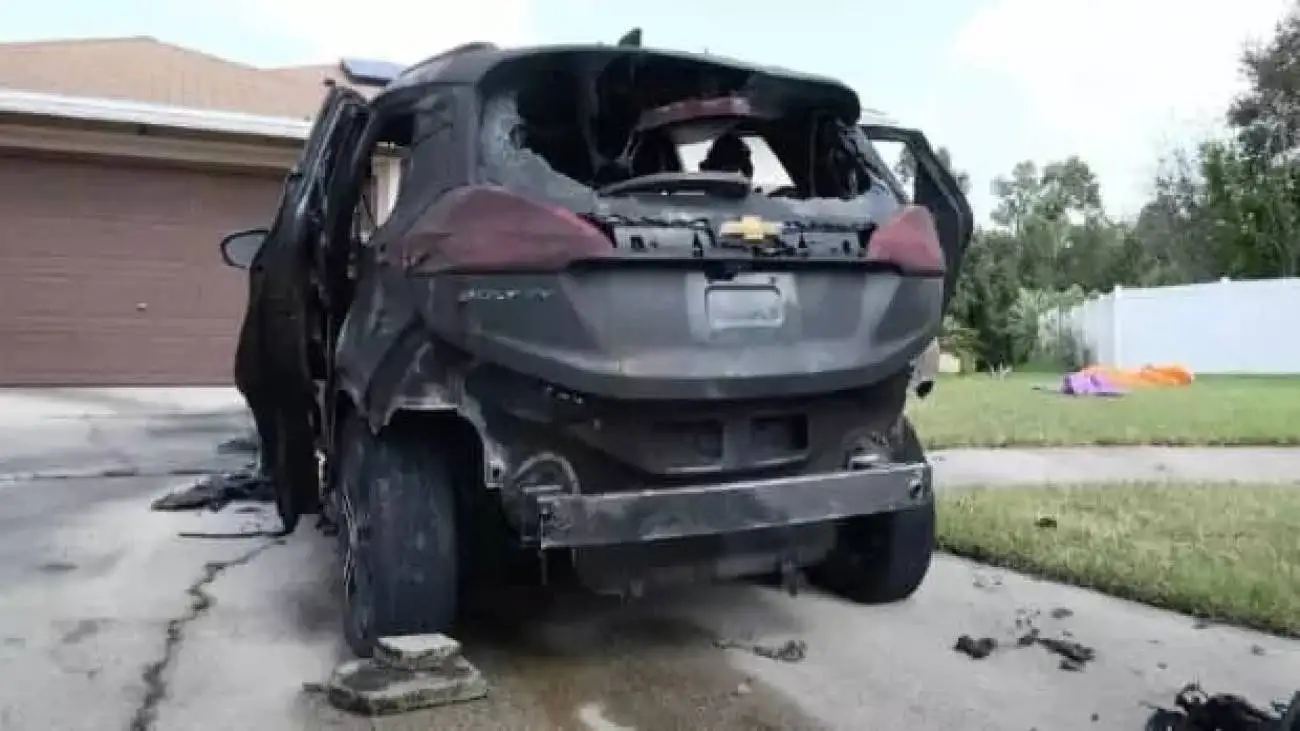 ویدیو  -  24 خودروی برقی تسلا در یک نمایشگاه فروش خودرو در جنوب فرانسه در آتش سوخت