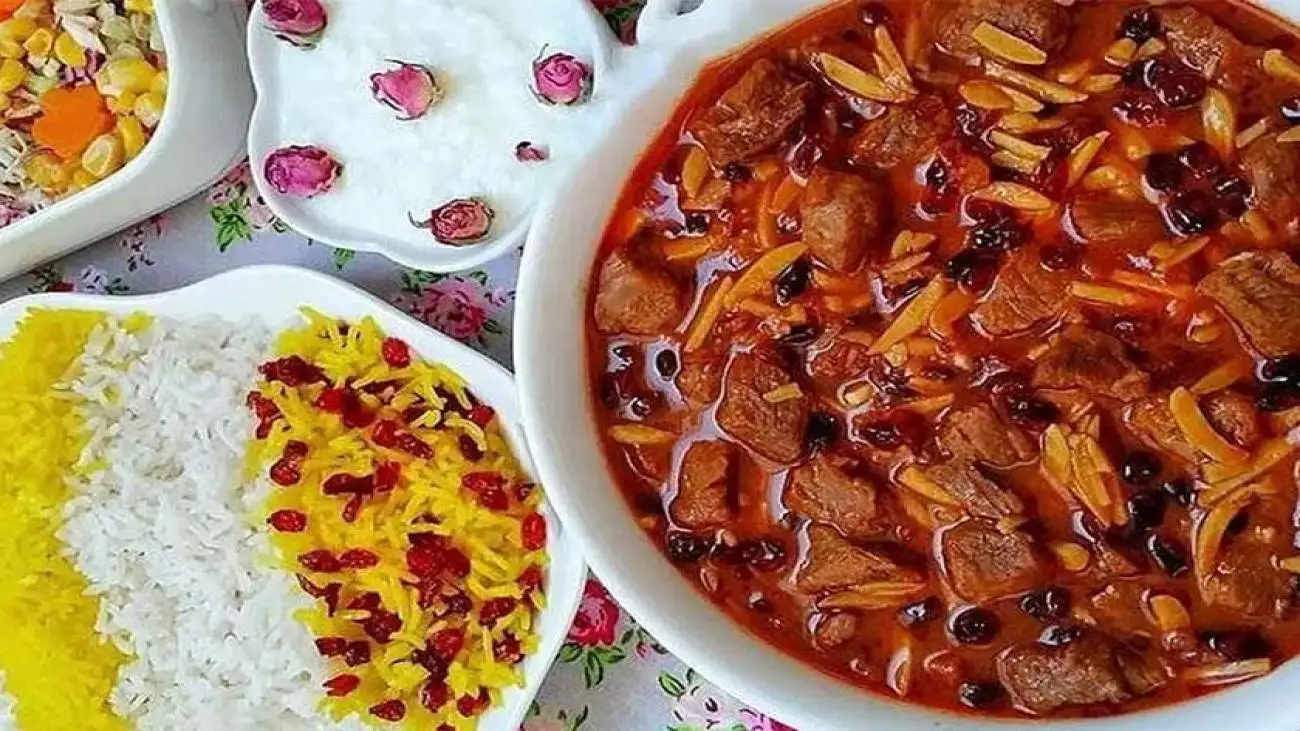 درست کردن خورشت خلال خوشمزه و مجلسی کرمانشاهی