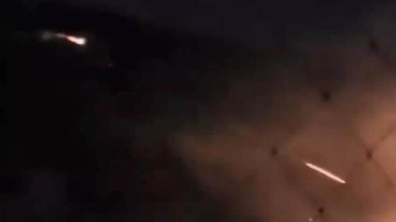 شدت حملات موشکی به ونزوئلا را   ویدئوهای جدید از لحظه بمباران کاراکاس