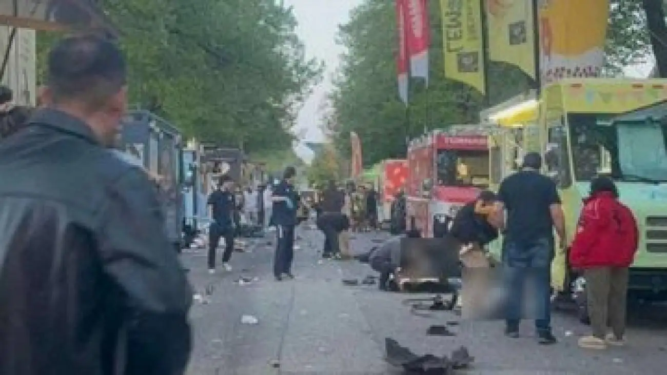 حمله با خودرو به جمعیت حاضر در یک جشنواره -  مظنون به 8 مورد قتل متهم شد