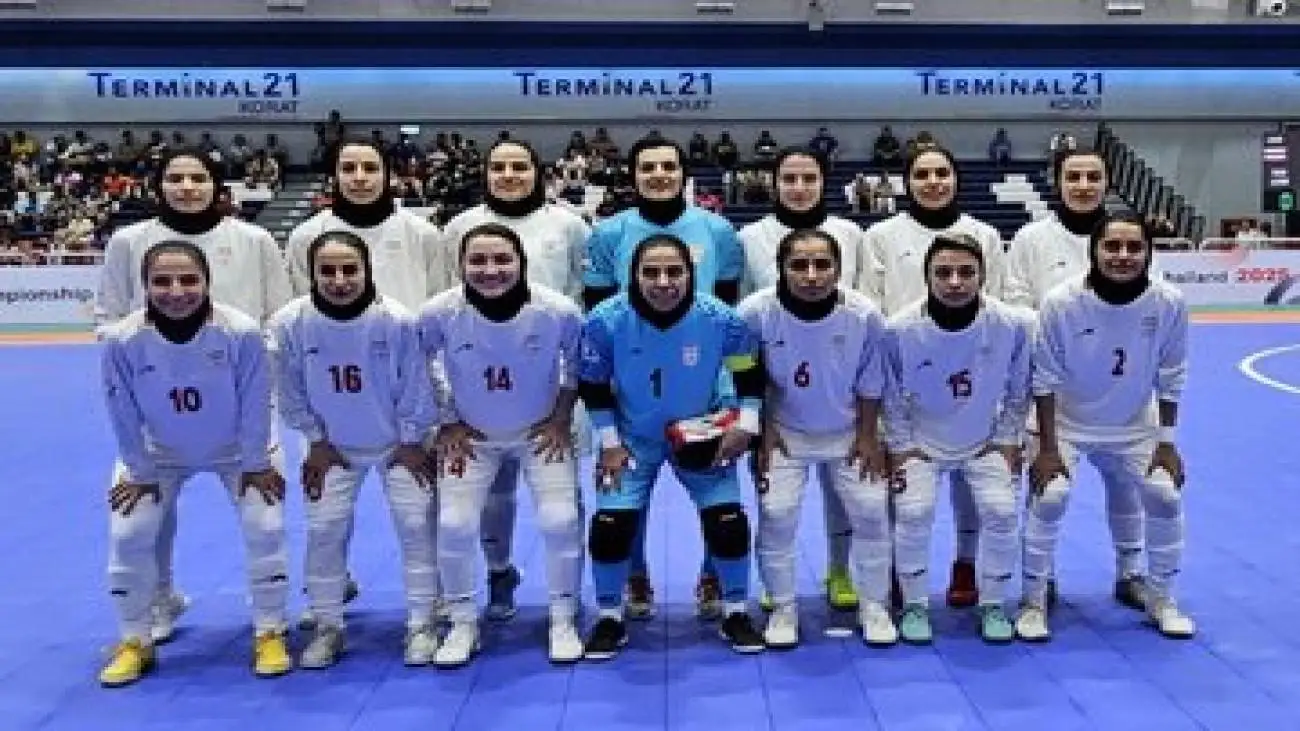 نایب قهرمانی دختران فوتسال ایران در تایلند