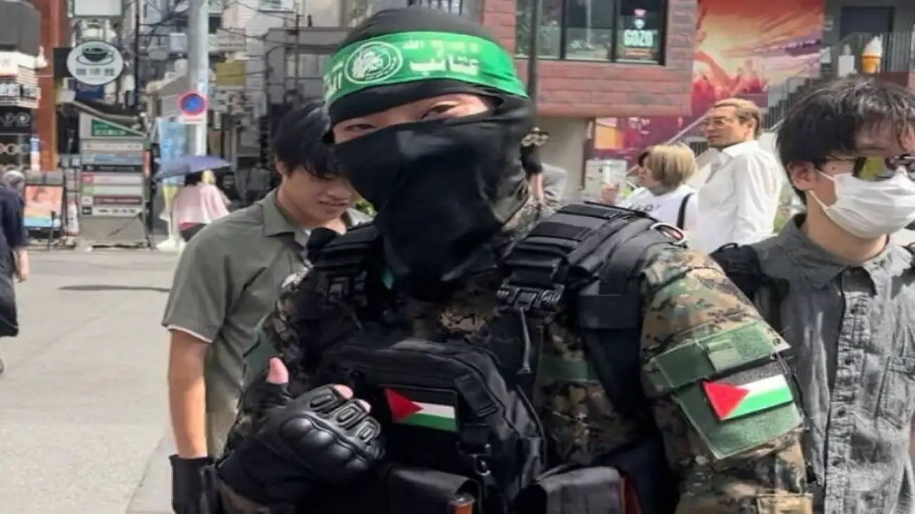 حماس در ژاپن! ؛   ماجرای این تصاویر معنادار چیست؟