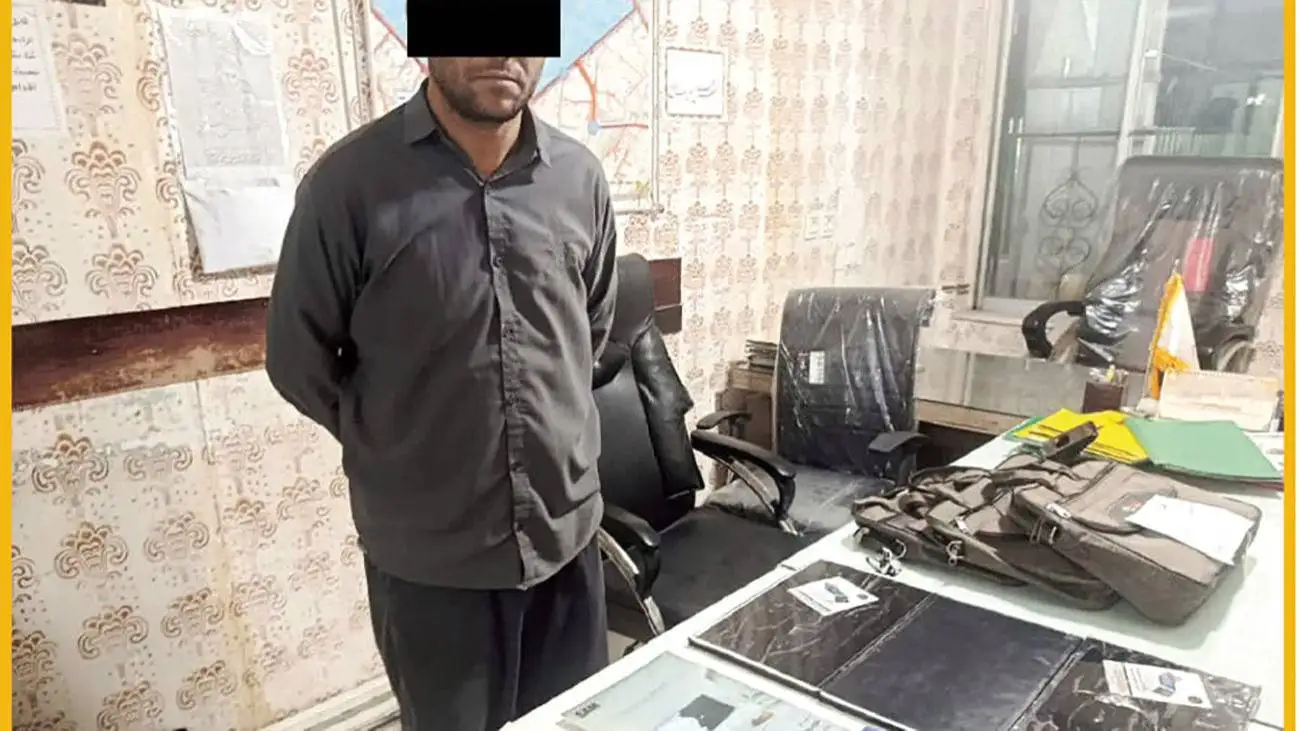 سارق شیک پوش و ویزیتور قلابی در مشهد بازداشت شد