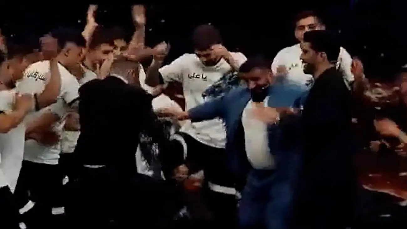 ویدیو  -  رقص و شادی جنجال ساز هادی چوپان در صداوسیما