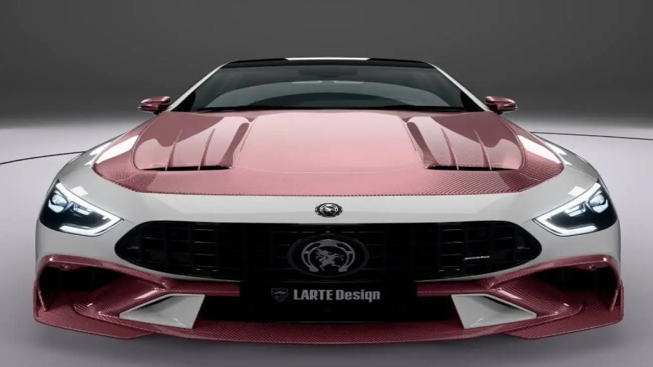 مرسدس amg gt 53 صورتی  -  جواهری که همه نگاه ها را به خود خیره می کند