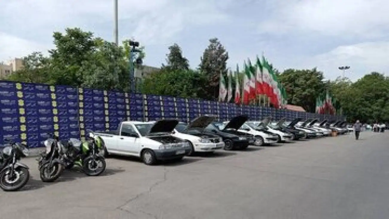 گزارش پلیس از کشف خودروهای مسروقه