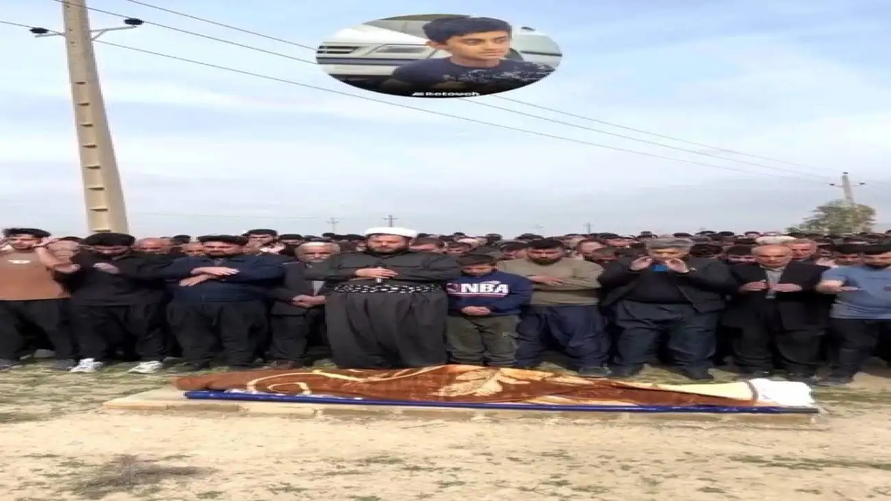 حضور شگف  انگیز کردها در خاکسپاری نوجوان بلوچ  + ویدیو