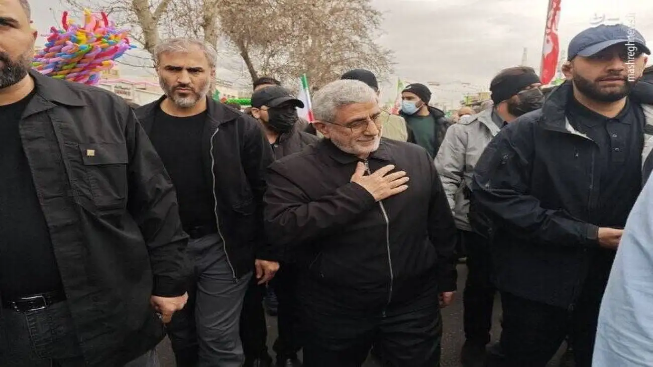 ویدیو  -  حضور سردار قاآنی در جشن چهل و هفتمین سالروز پیروزی شکوهمند انقلاب اسلامی