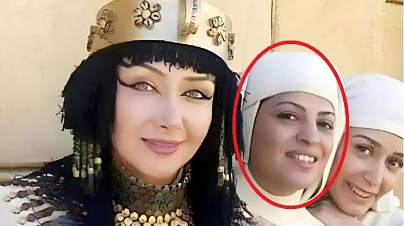 عکس سفر در زمان  -  تغییرات چهره ندیمه بانو زلیخا  در سریال یوسف پیامبر  بعد از گذشت 15 سال!
