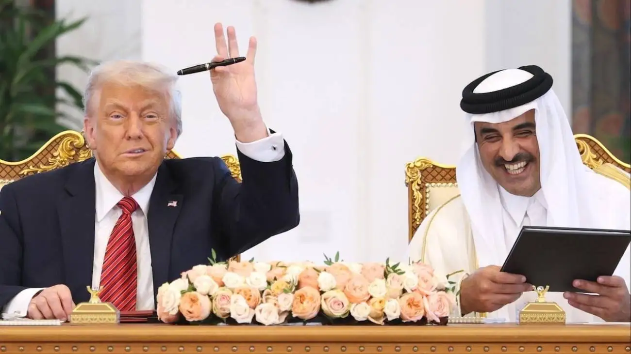 ویدیو  -  سخنان جالب نخست وزیر قطر درمورد اهدای هواپیما به ترامپ