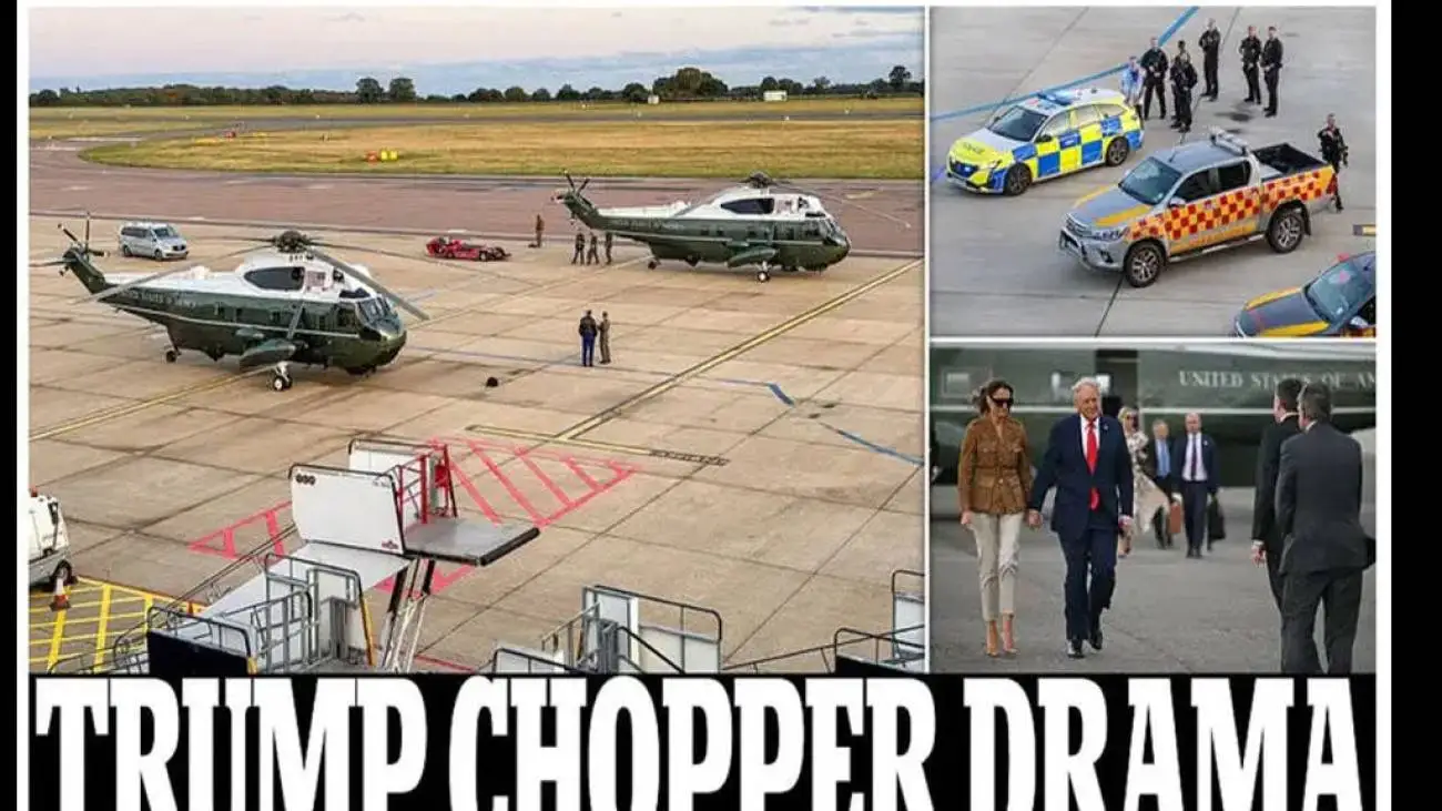 خطر از بیخ گوش ترامپ گذاشت!  -  فرود اضطراری برای هواپیمای رئیس جمهور آمریکا