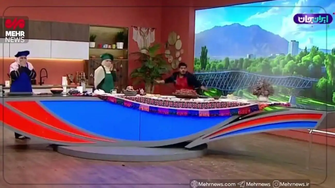 ویدیو  -  خرابکاری مجری مرد و انفجار حین پخش زنده شبکه سه؛ مجری زن همکارش را با شوهرش تهدید کرد!