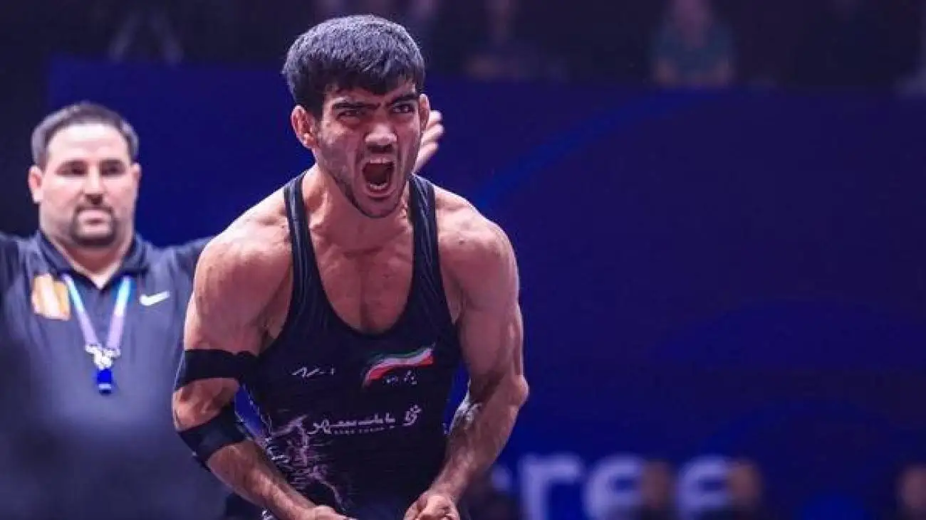 گریه علی احمدی وفا پس از شکست برابر حریف ژاپنی + ویدئو