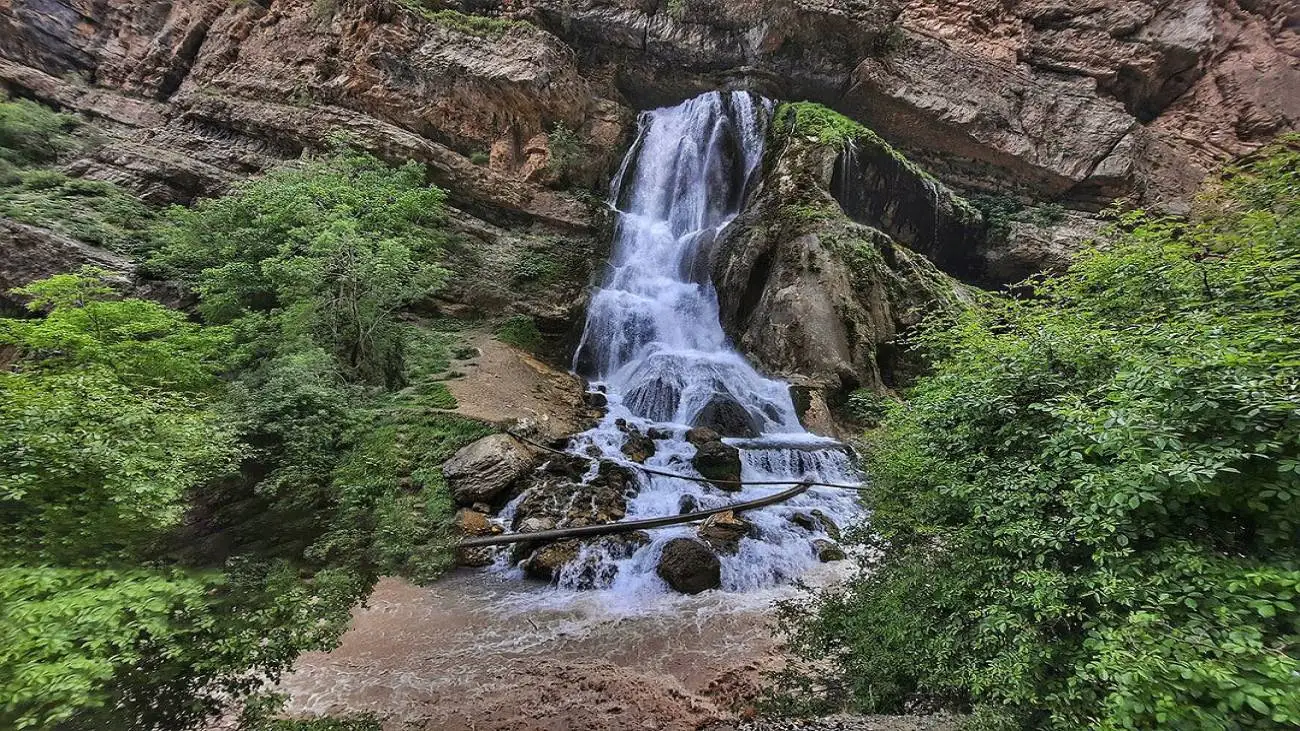 عروس آبشارهای ایران اینجاست + تصاویر