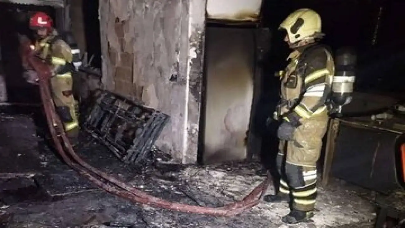 آتش سوزی یک مغازه در بینه چهار نفر را راهی بیمارستان کرد