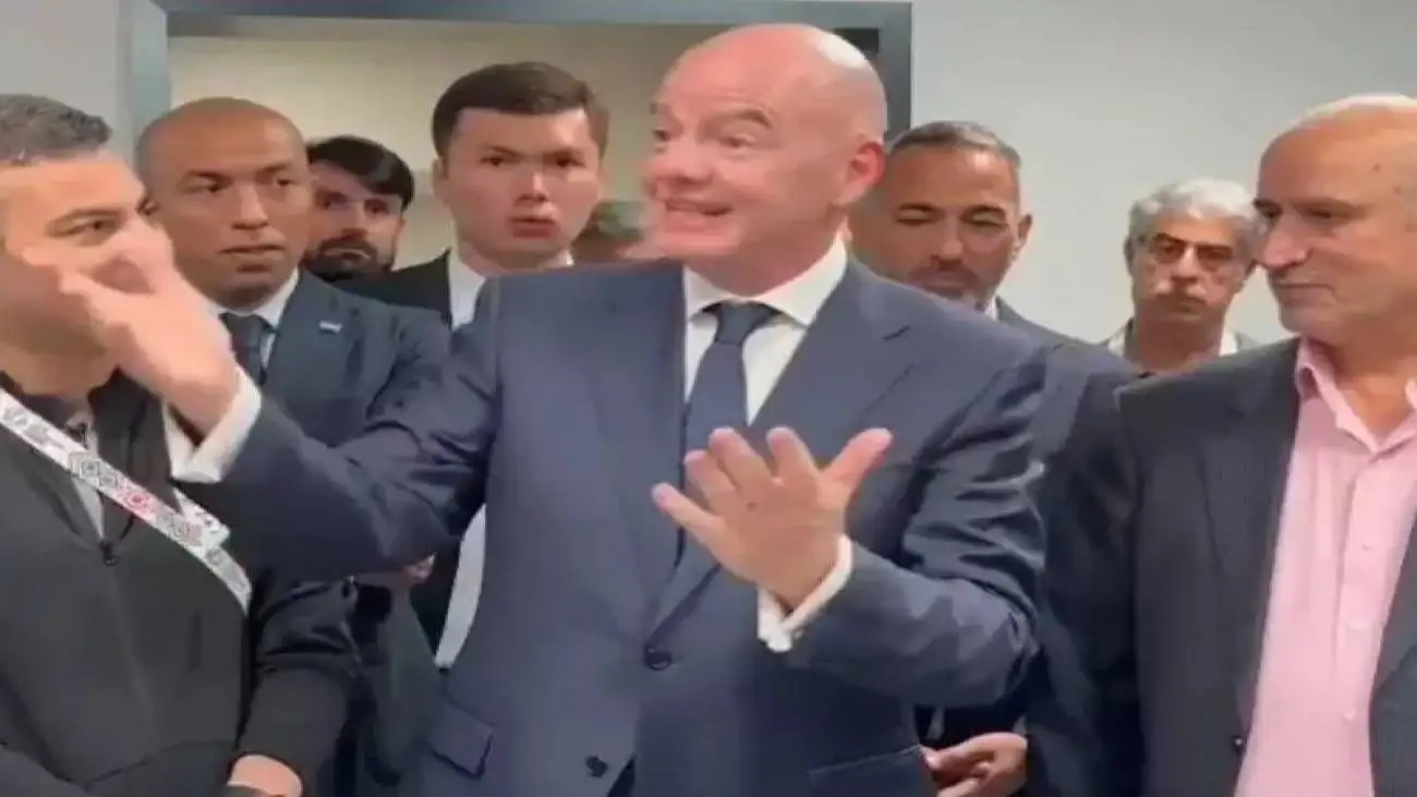 اینفانتینو در رختکن تیم ملی دنبال ستاره استقلال؛ استادیوم را منفجر کردی!