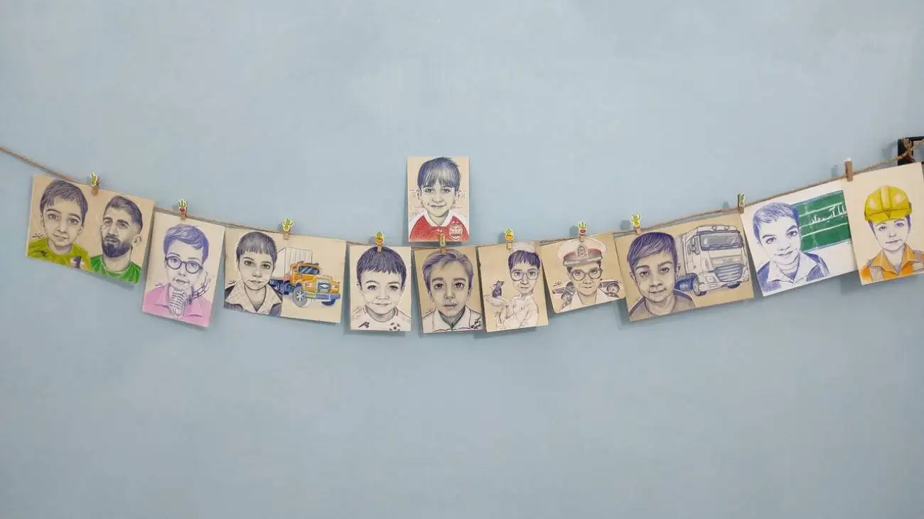 معلمی با جادوی هنر  -  روایت معلم دهه هشتادی که با نقاشی درس هایش را جذاب می کند