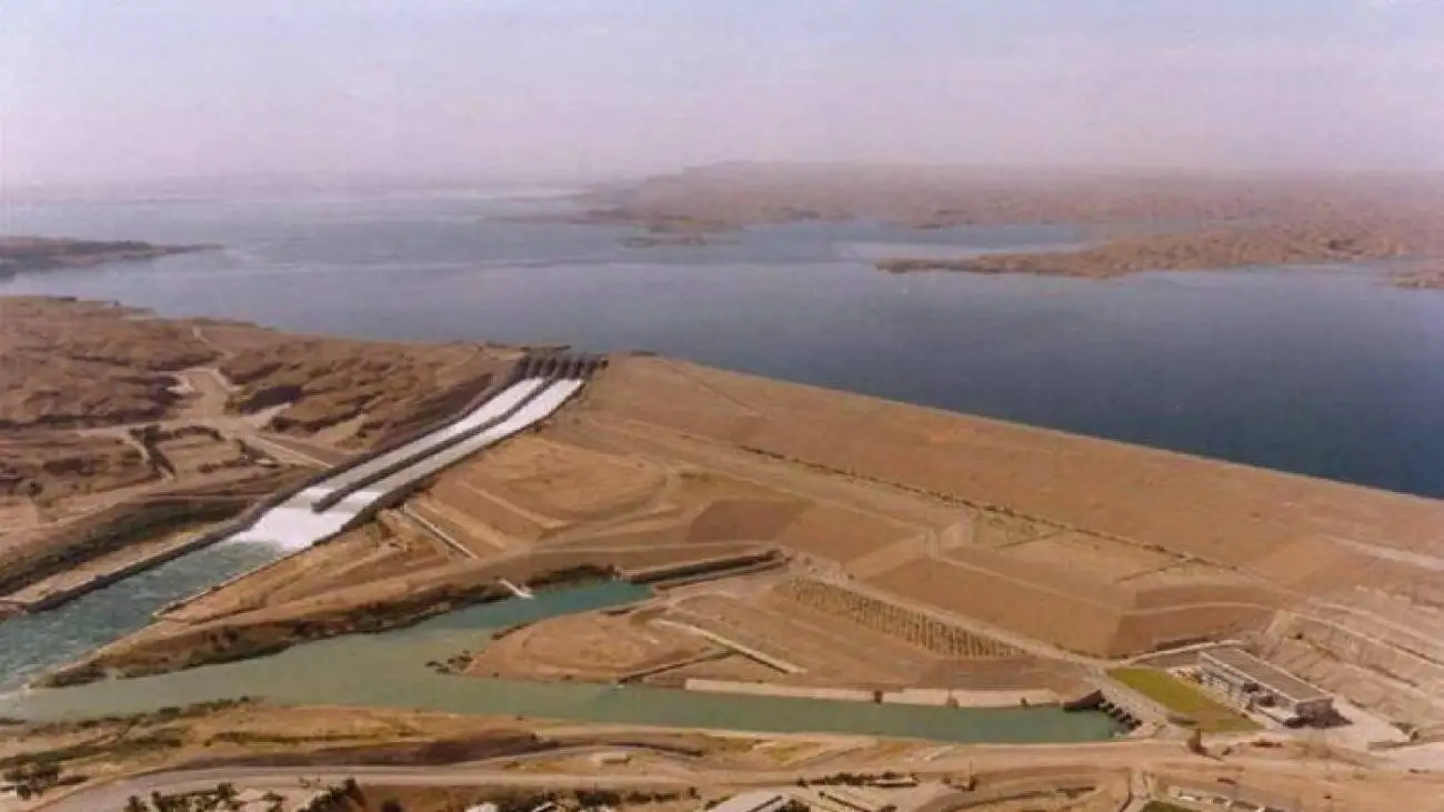 یک سد بزرگ کشور سرریز شد