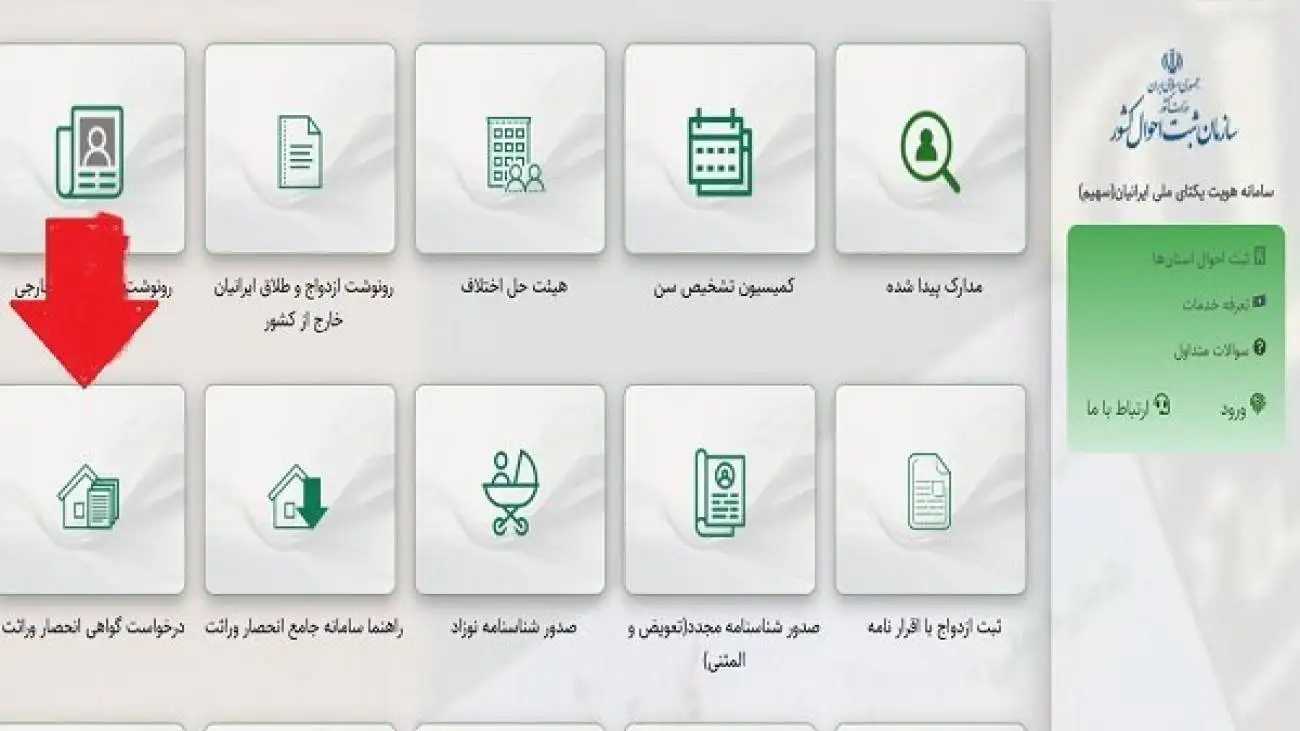 ساده ترین روش برای دریافت گواهی انحصار وراثت