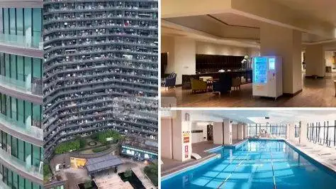 ویدیو -  بزرگترین آپارتمان جهان که 20هزار نفر ساکن آن هستند -  معماری منحصربه فرد و الهام از بلندی کوه اورست تجربه ی ارتفاع بدون ترک کردن خانه!