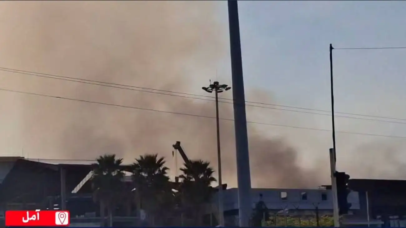 یک روز بعد از آتش سوزی در کارخانه کاله  -  ویدئو