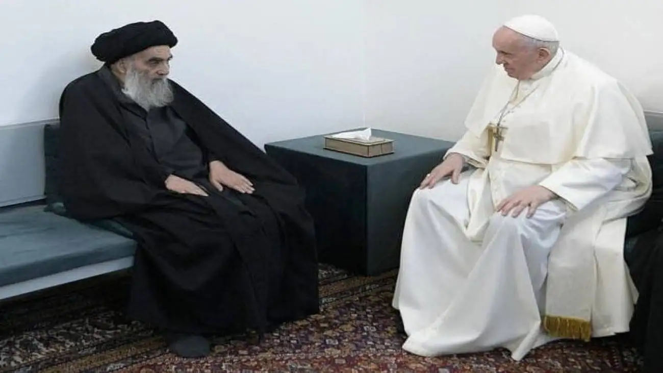 پیام تسلیت آیت الله سیستانی در پی درگذشت پاپ فرانسیس