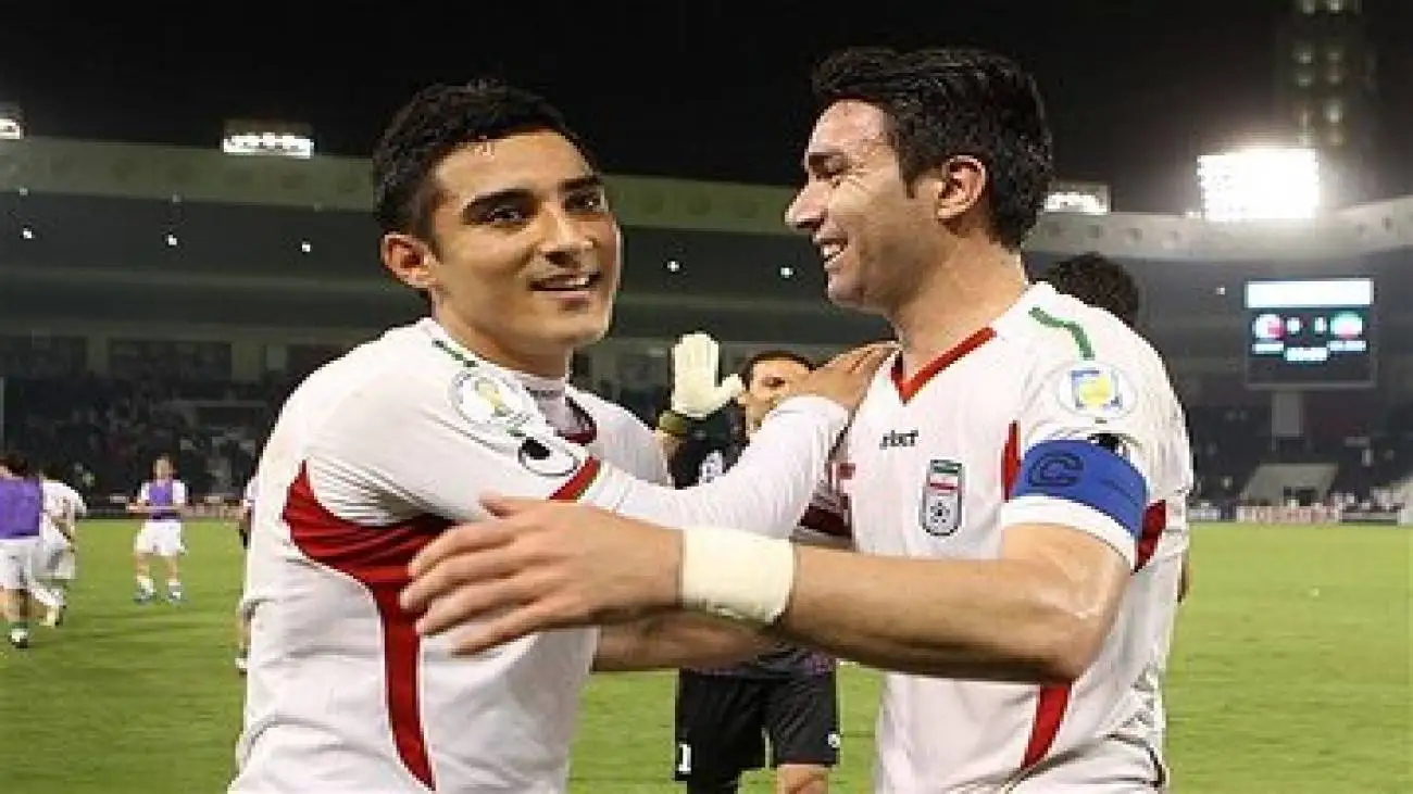 عکس -  دیدار دو ملی پوش سابق ایران زیر برج خلیفه!