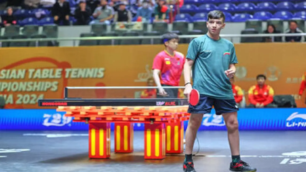 شگفتی پسران تنیس روی میز کامل نشد