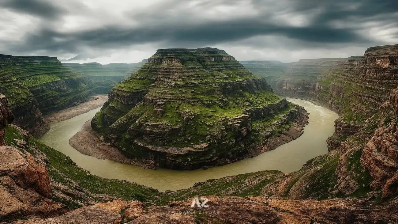 عکسی شگفت انگیز از گرند کنیون ایران