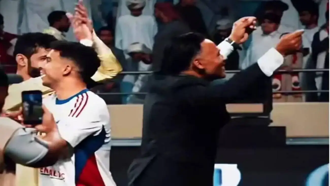 رقص جالب ژوزه مورایس پس از نخستین قهرمانی با شارجه + ویدئو