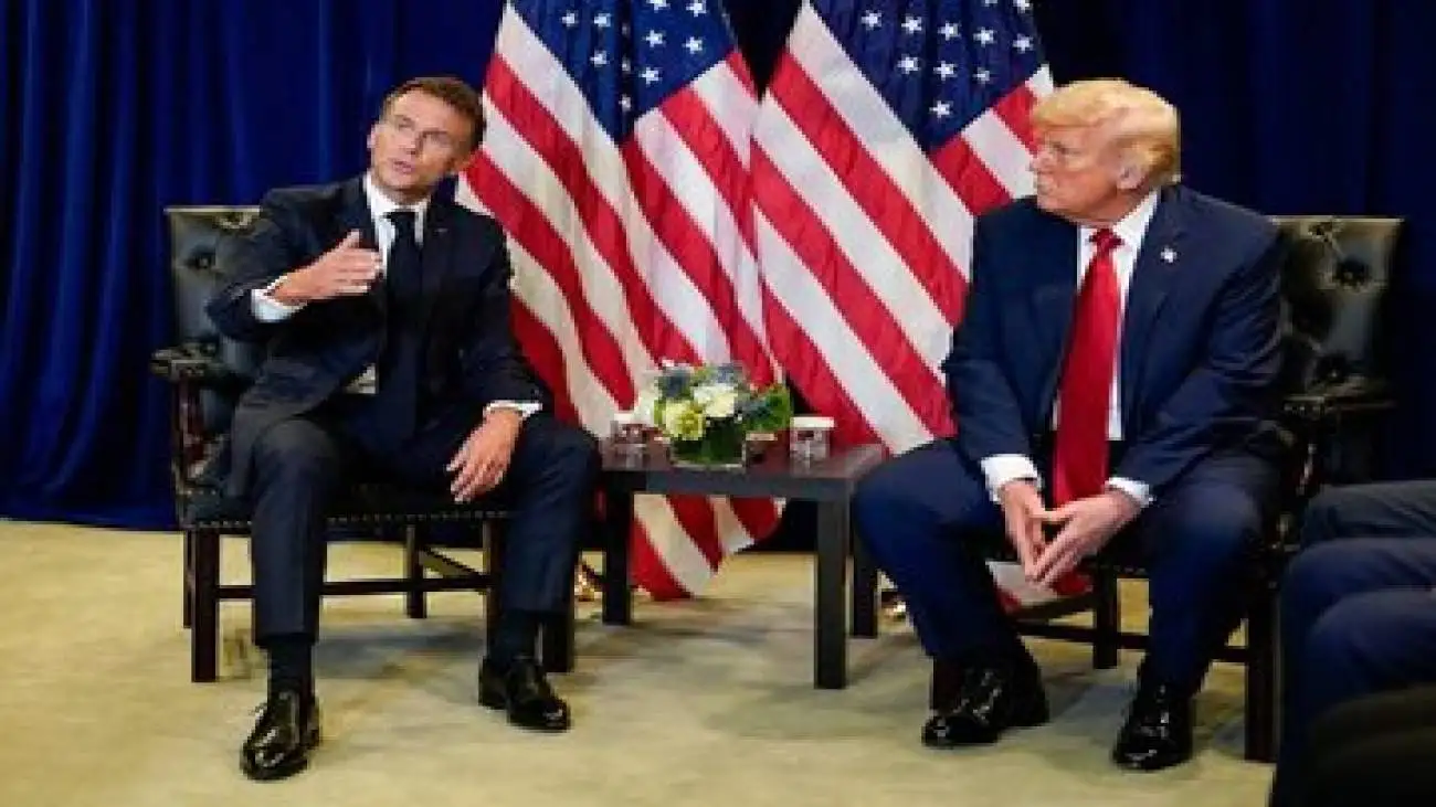 مکرون:  یک نفر وجود دارد که می تواند در این مورد کاری انجام دهد و آن رئیس جمهوری آمریکا است؛ آن موقع نوبل برای اوست