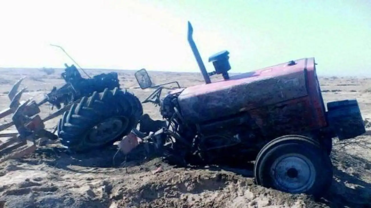 مرگ ناگوار زن 72 ساله در حادثه سقوط از تراکتور الیگودرز