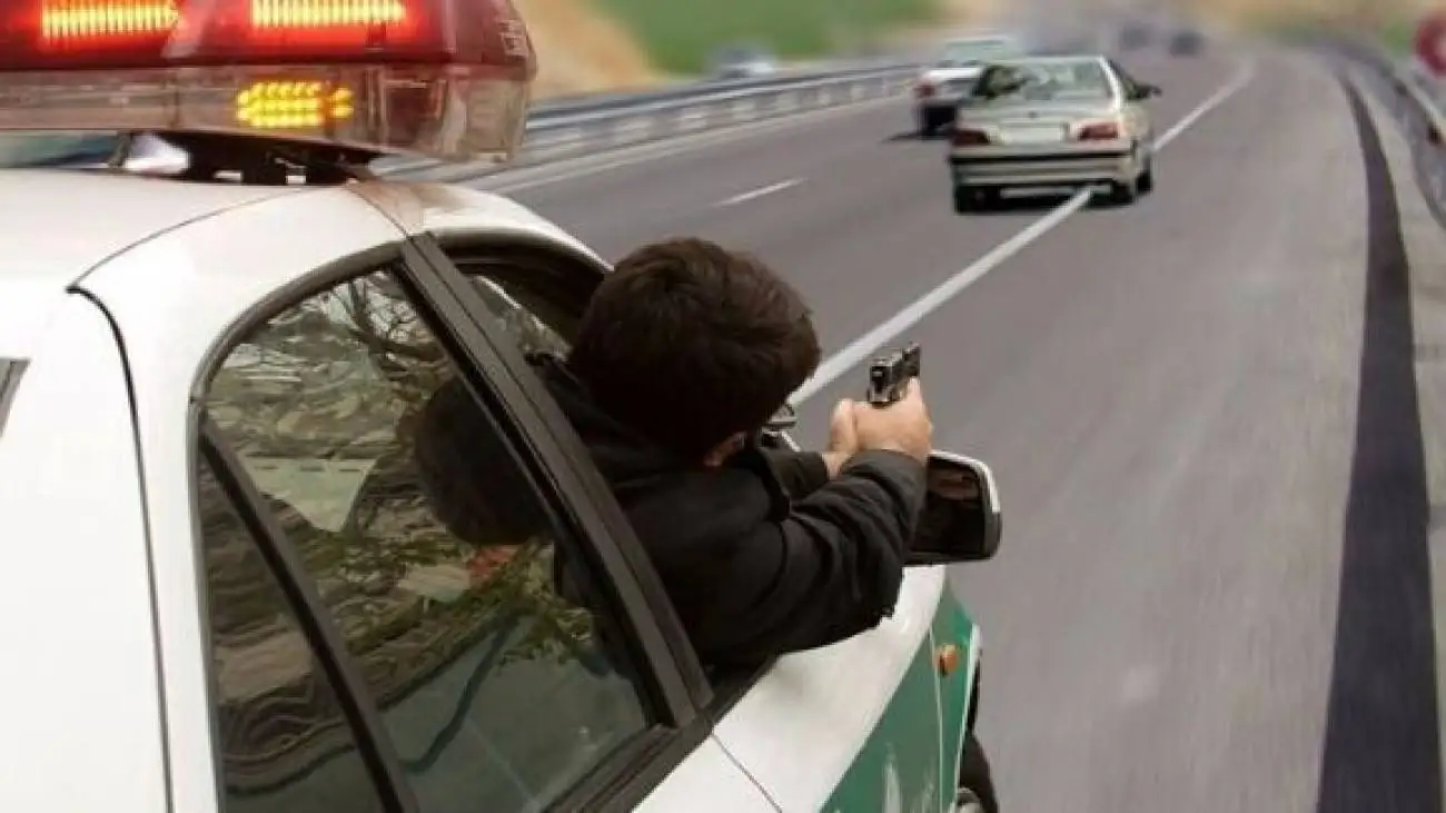 فیلم صحنه های نفس گیر  -  پلیس برای بازداشت مجبور به تیراندازی شد