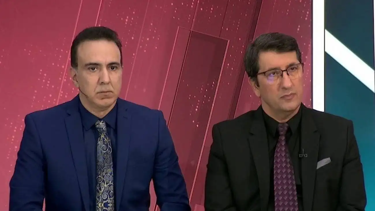 تهدید علنی بازیکنان تیم ملی توسط مزدک میرزایی و محمد تقوی  -  به آمریکا بیایید کباب تان می کنیم  -  به نفع تان است به جام جهانی نیایید