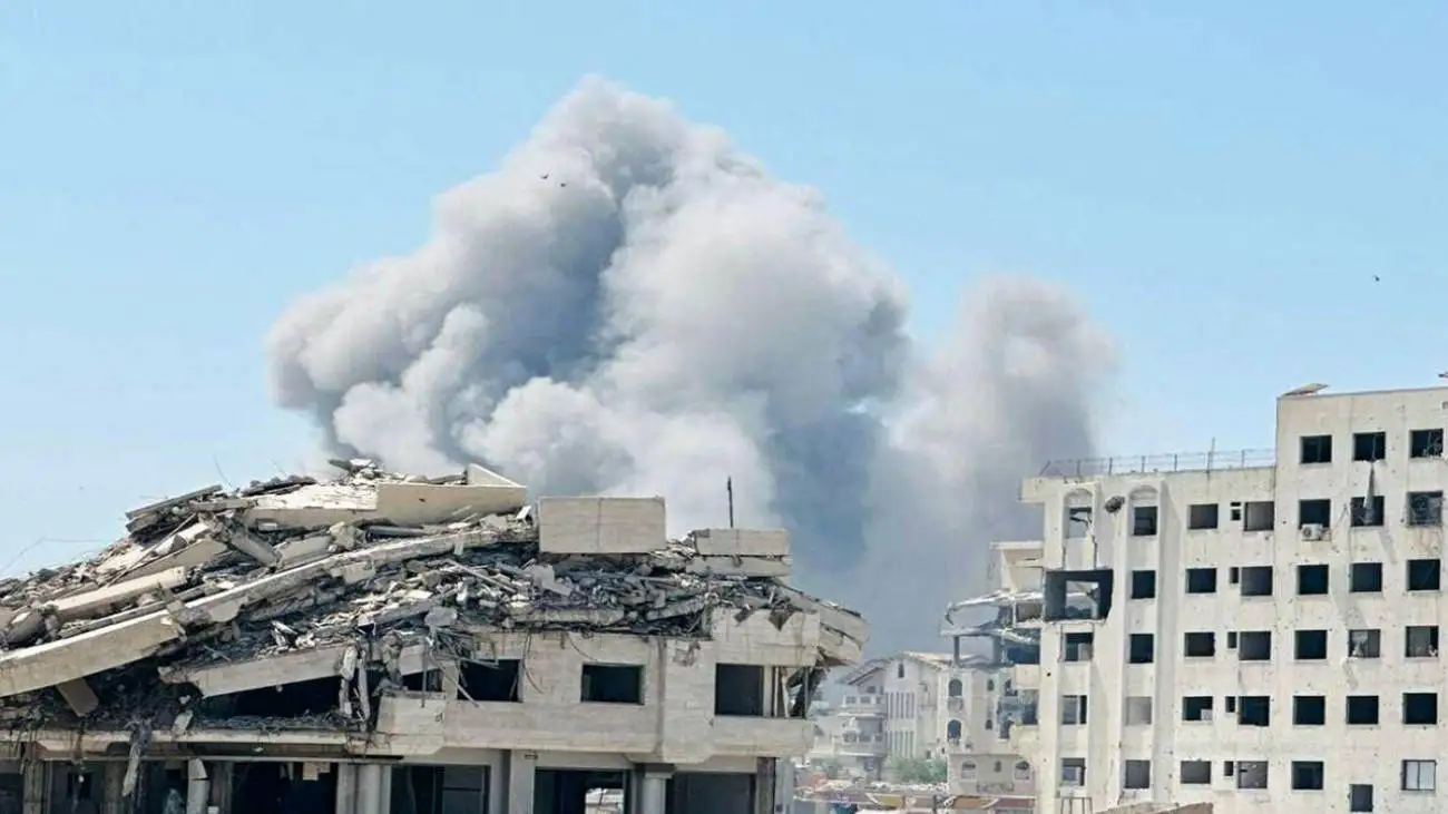 ویدیو  -   ویران شدن برج الجندی المجهول بر اثر حملات اسرائیل