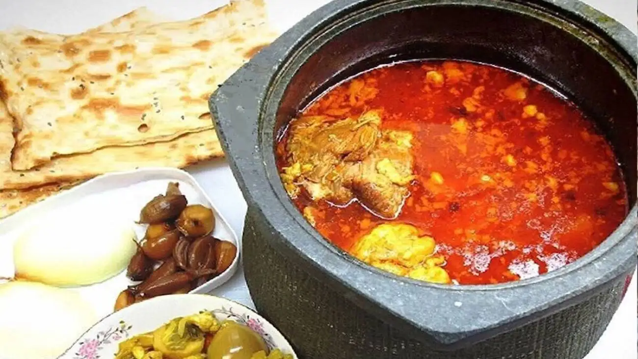 درست کردن آبگوشت سنتی و قهوه خانه ای اصیل دو پیازه