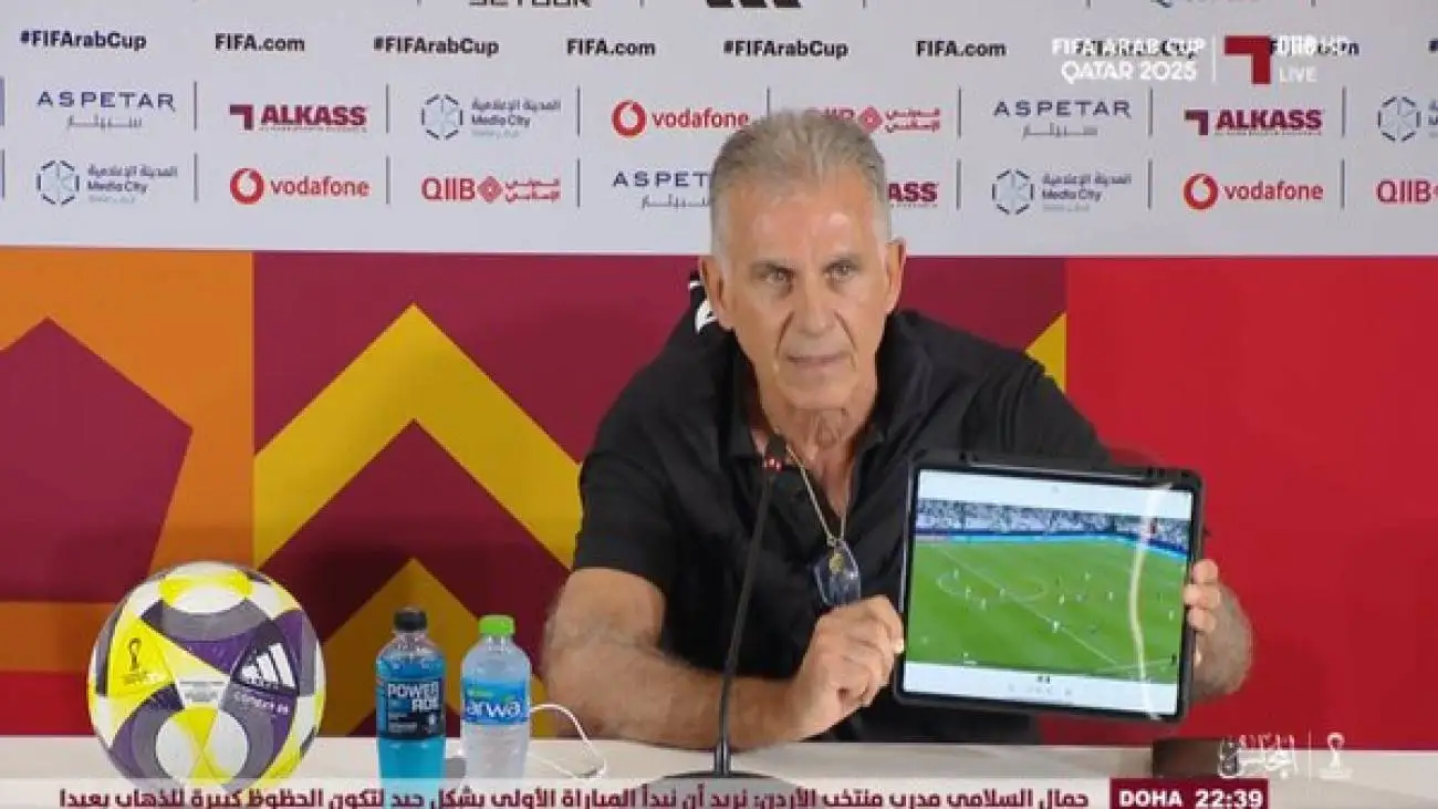 حرکت جالب کی روش پس از باخت به عربستان با لب تاپ + ویدئو