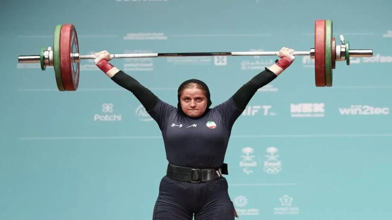 دختر وزنه بردار ایران با یک طلا و 2 برنز در بازی های کشورهای اسلامی درخشید