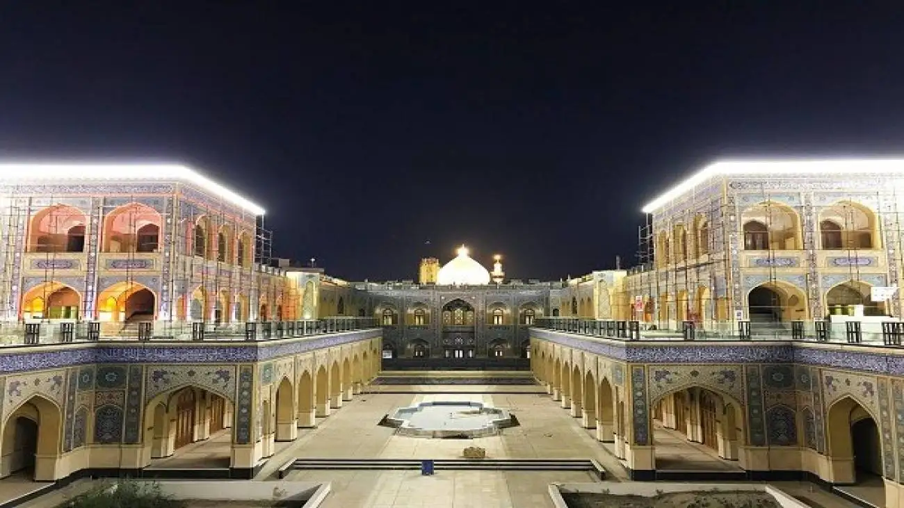 صحن حضرت زهرا(س) آماده روز مادر