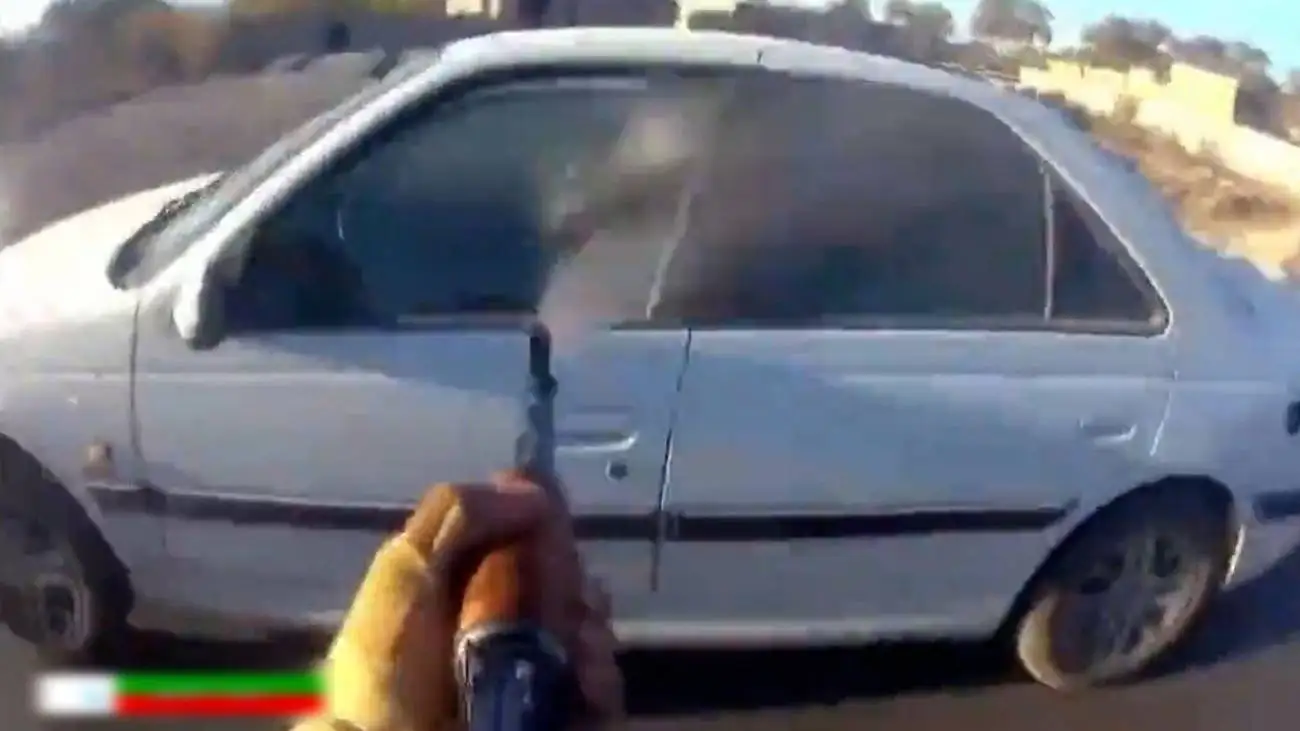 ویدیو  -  ترور فرمانده پاسگاه منطقه شهردراز در ایرانشهر توسط گروه تروریستی جیش الظلم