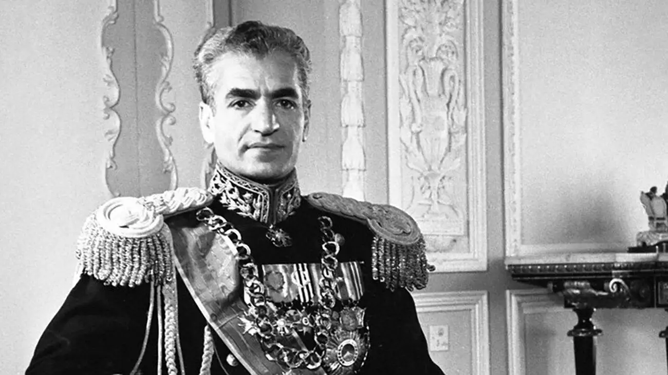 عکس سفر در زمان   -  امرای ارشد ارتش شاهنشاهی، کاخ مرمر  -   مراسم سلام نوروزی سال 1352