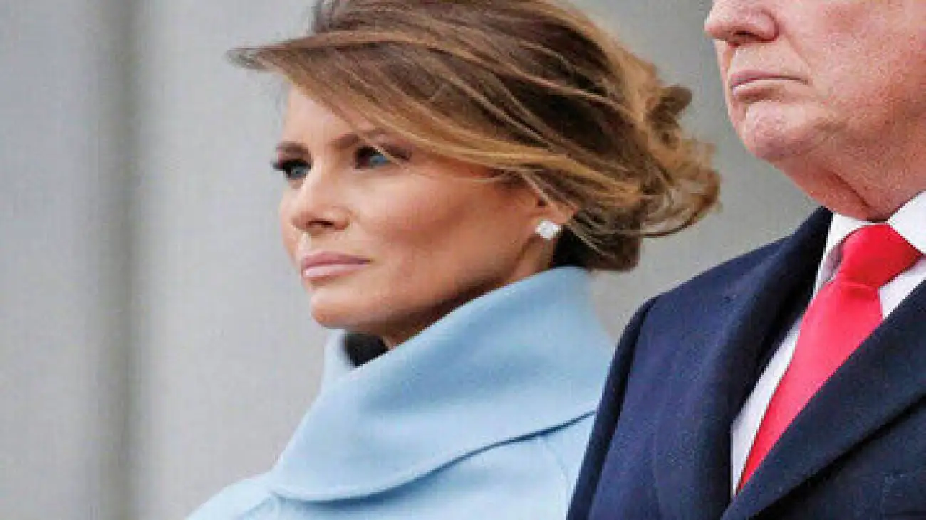 تصویر  -  استایل جالب ملانیا در کنار خانواده سلطنتی بریتانیا!