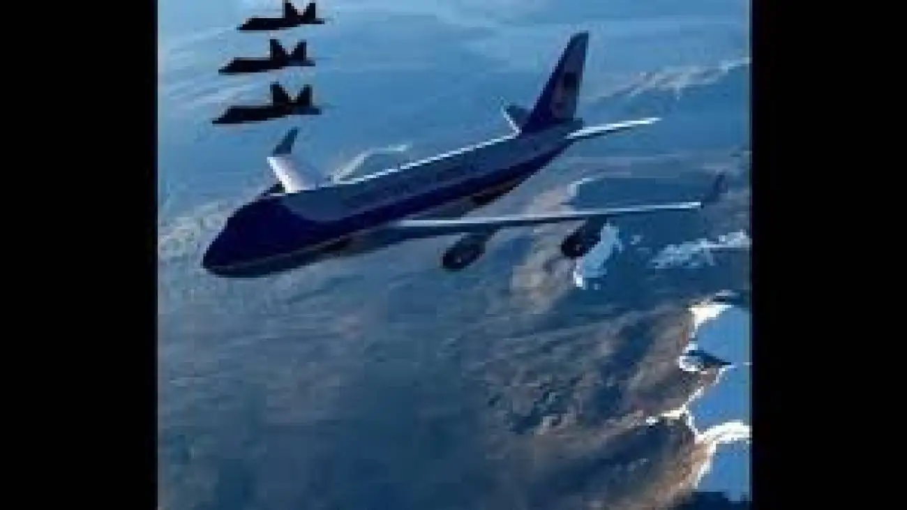 هواپیمای ترامپ بر فراز دریای مدیترانه به سمت اسرائیل + ویدئو