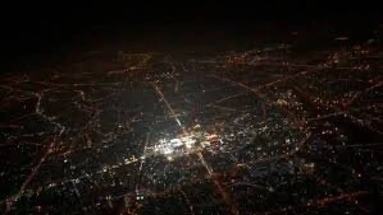 چهارشنبه سوری از دید خلبان هواپیما  -  ویدئو