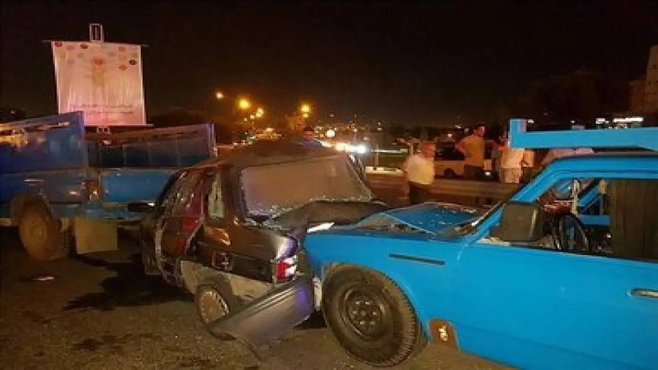 تصادف زنجیره ای در محور فیروزکوه -  آمار مصدومان