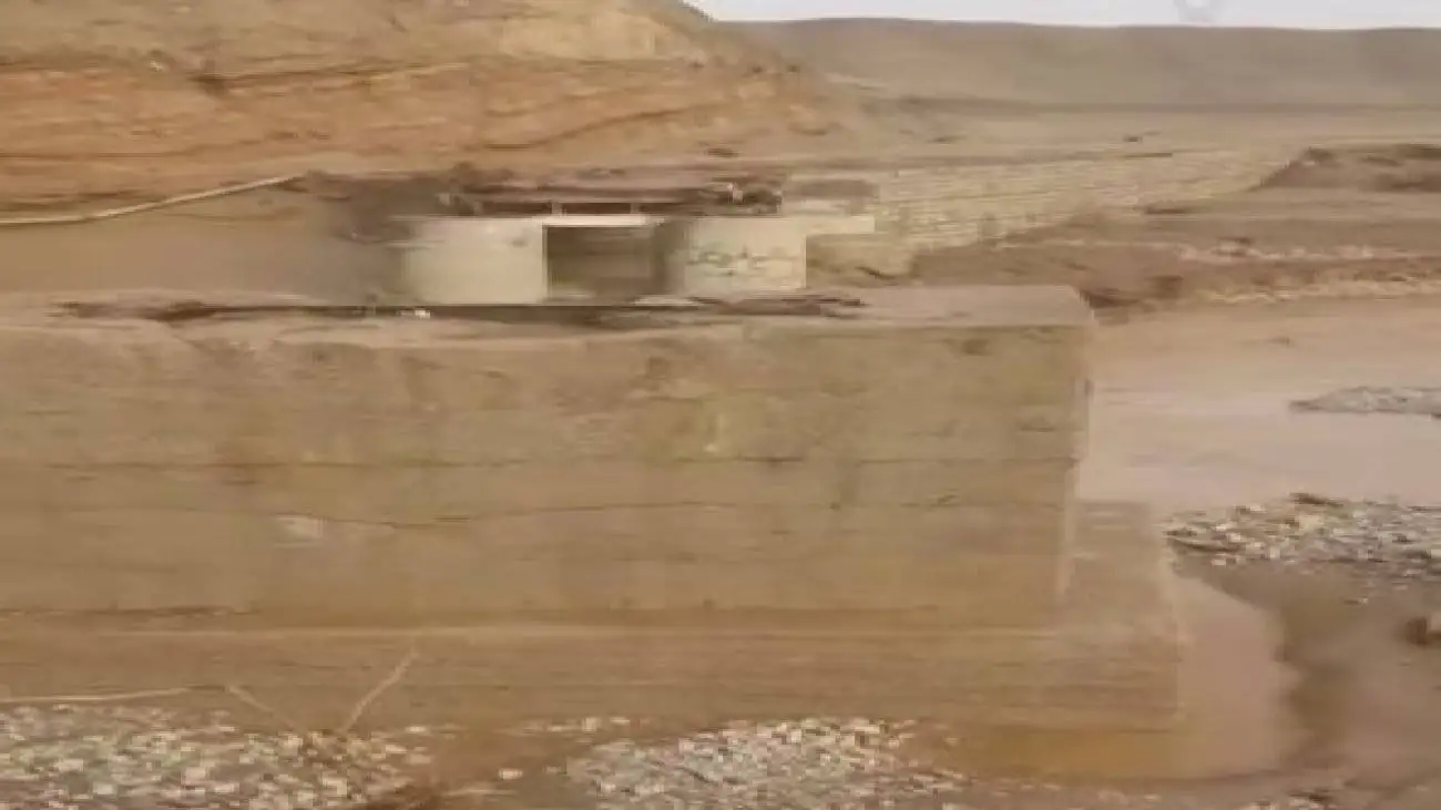 بارش های شدید این پل تاریخی را ویران کرد