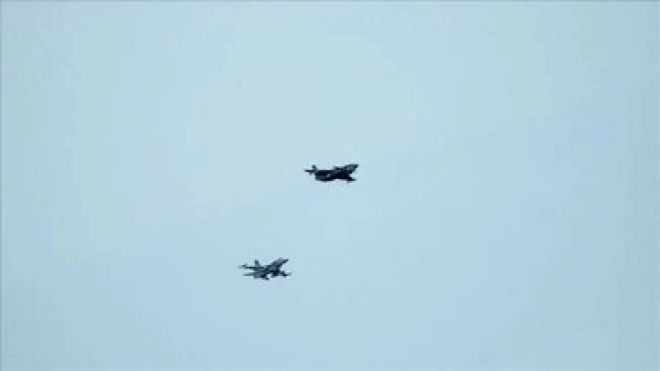 رویارویی جنگنده های آمریکایی و چینی بر فراز دریای زرد